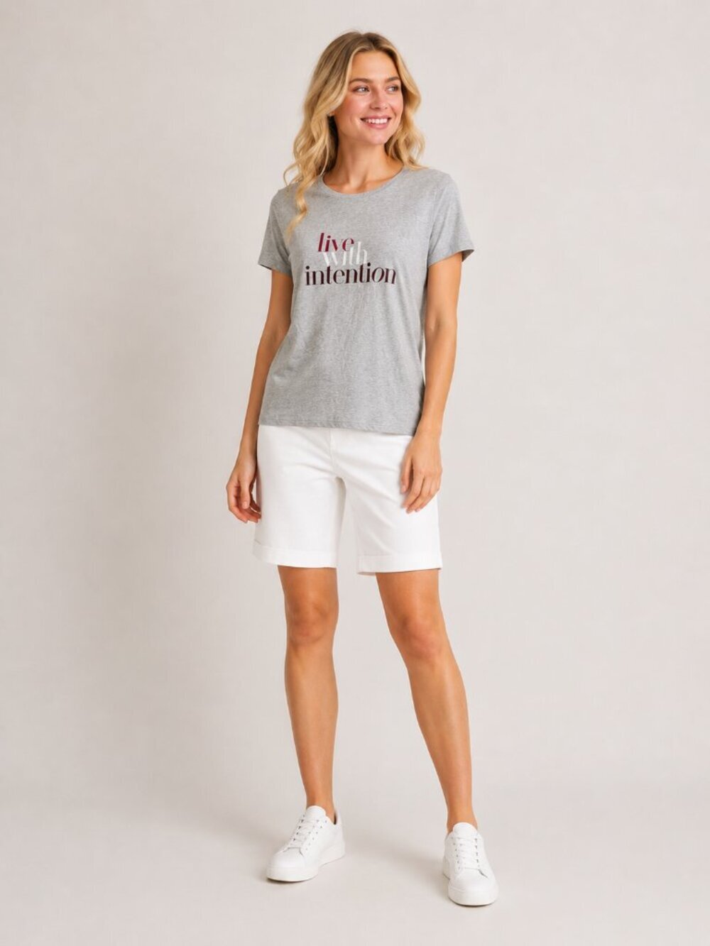 2/$30 Banana Republic Eco T-Shirt Short Sleeve Eco Light Heather Gray #A2516